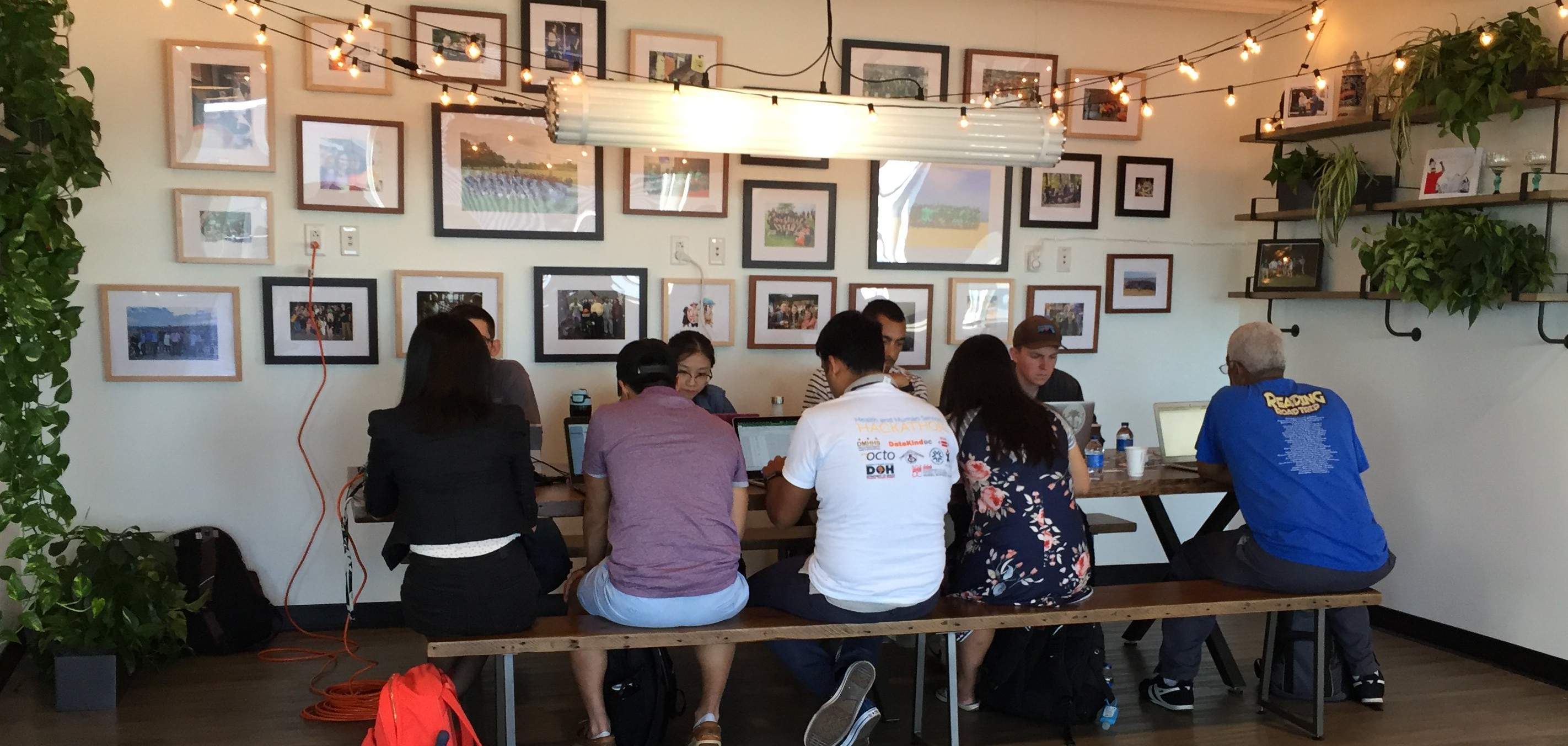 Civic Tech DC volunteers working together on projects